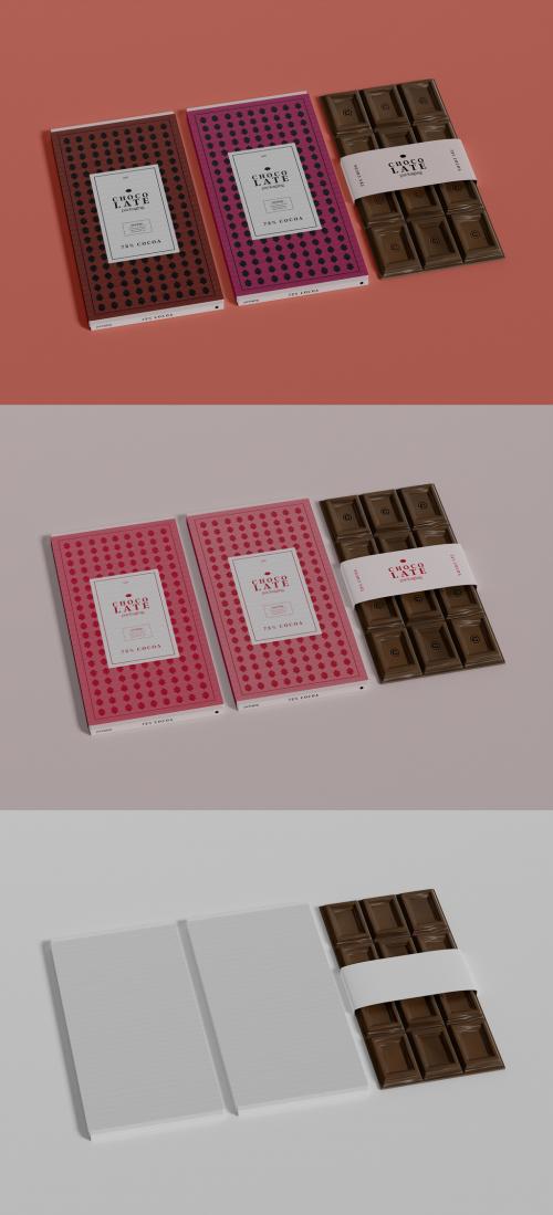 Wrapped Chocolate Bars Mockup 634715335