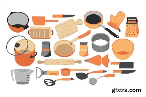 Cooking Set Illustration XNX6WDR