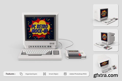 Retro Computer Mockup 4WNK38M