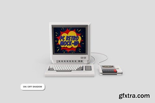 Retro Computer Mockup 4WNK38M