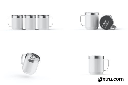 Tumbler Reusable Mug or Cup Mockup QBGTBJE