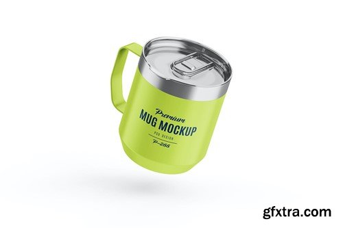 Tumbler Reusable Mug or Cup Mockup QBGTBJE