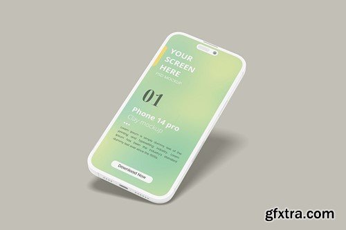 iPhone 14 Pro Clay Mockup 5BDY7HM