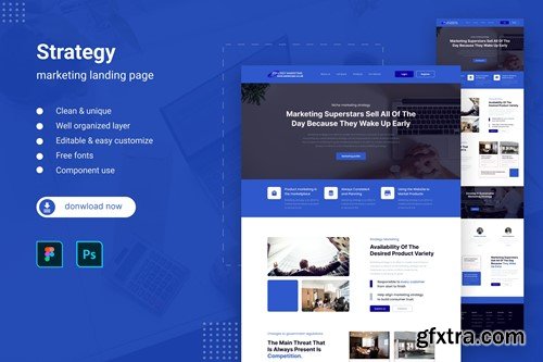 Strategy Marketing Landing Page F65HR24