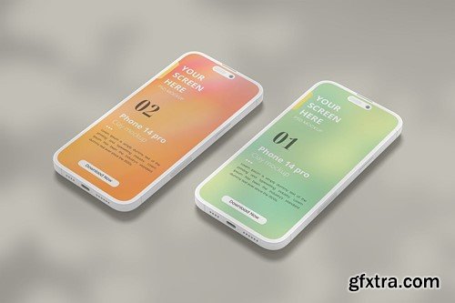 iPhone 14 Pro Clay Mockup 5BDY7HM