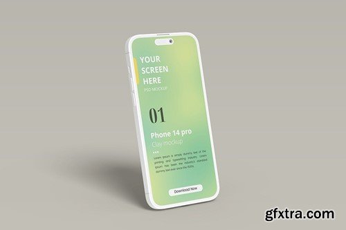 iPhone 14 Pro Clay Mockup 5BDY7HM