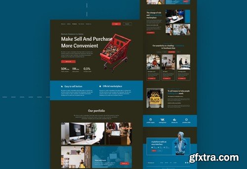 Marketplace Business Landing Page PCHAG26