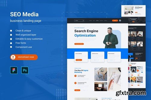 SEO Media-Pitch Deck Landing Page TRAHBKN