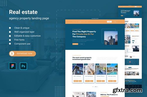 Real estate - business landing page CRPREVZ