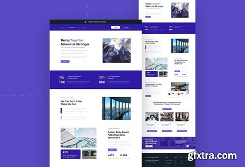 Company Sollution Business Landing Page Template 5XLJMUD