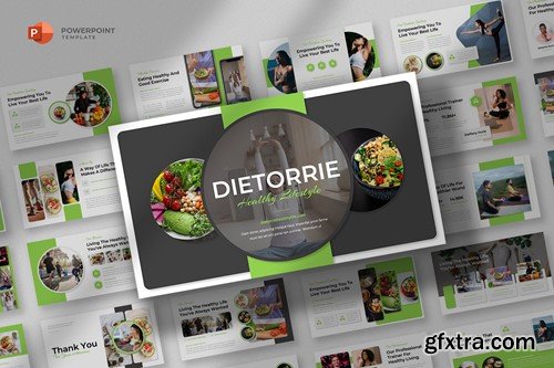 Health Lifestyle Powerpoint Template QAMAR2G