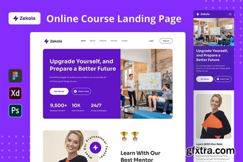 Zekola - Online Course Landing Page D8MGKM5