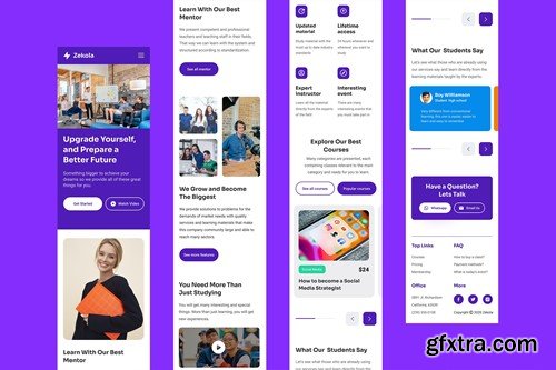 Zekola - Online Course Landing Page D8MGKM5