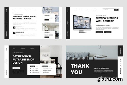 Putra Interior Design Powerpoint Template BBT2MC5