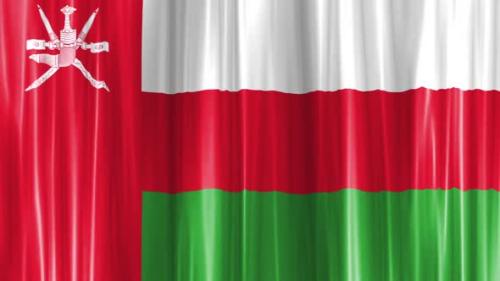 Videohive - Oman Flag Curtain Wave - 47519705 - 47519705