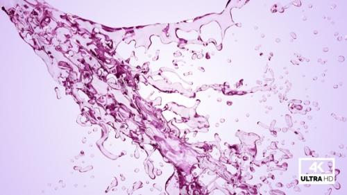 Videohive - Pink Water Splash - 47519707 - 47519707