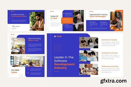 X-Tech - Software Agency PowerPoint Presentation EQ3XFWT
