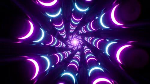 Videohive - Glow Striped Light Sticks Vj Loop - 47523880 - 47523880