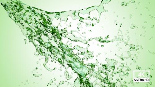 Videohive - Green Water Splash - 47529309 - 47529309