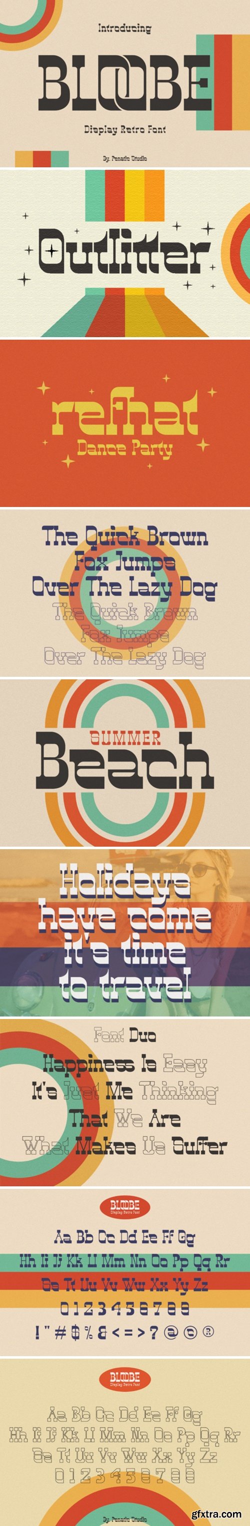 Bloobe Display Retro Font