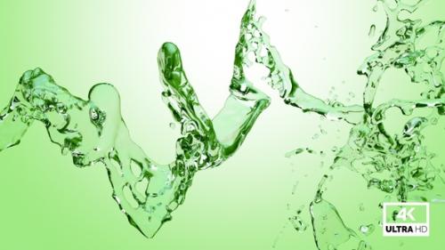 Videohive - Green Water Splash - 47538604 - 47538604