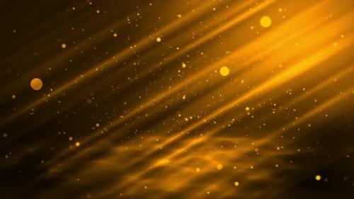 Videohive - Abstract Light Rays Particles Glitter Background Golden V2 - 47538635 - 47538635