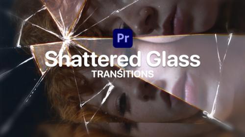 Videohive - Shattered Glass Transitions for Premiere Pro - 47444192 - 47444192