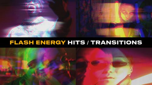 Videohive - Flash Energy Hits and Transitions - 47445516 - 47445516