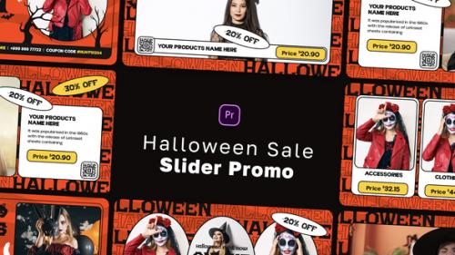 Videohive - Halloween Sale Slider Promo MOGRT - 47457311 - 47457311