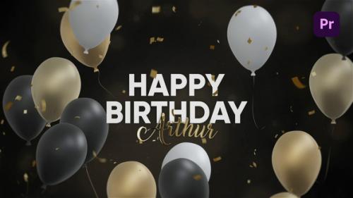 Videohive - Happy Birthday Wishes - 47464880 - 47464880