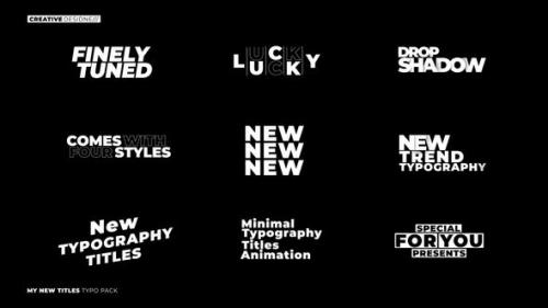 Videohive - Glitch Typography Titles | MOGRT - 47466709 - 47466709