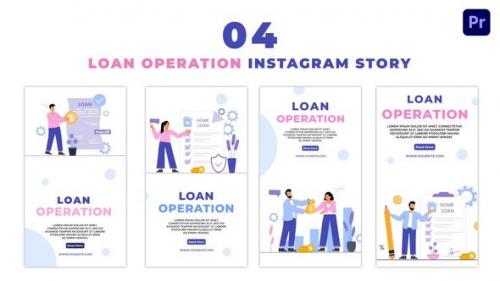 Videohive - Loan Operation 2D Character Instagram Story - 47470576 - 47470576