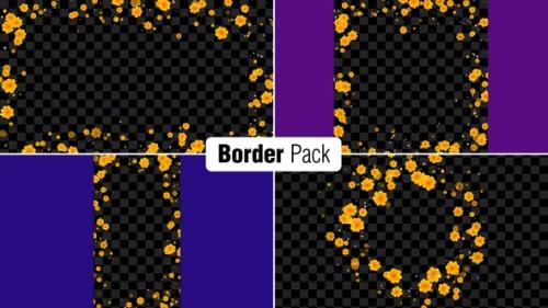 Videohive - Flowers Border Pack - 47493902 - 47493902