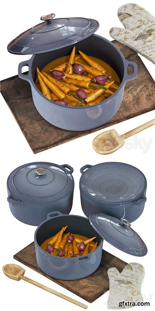 Chasseur Kitchen Set with Vegetables