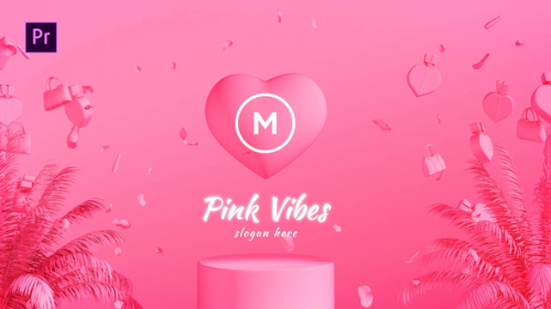 Videohive - Pink Sweet Logo Reveal - 47507288 - 47507288