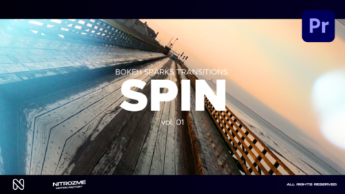 Videohive - Bokeh Spin Transitions Vol. 01 for Premiere Pro - 47515603 - 47515603