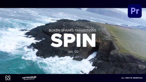 Videohive - Bokeh Spin Transitions Vol. 02 for Premiere Pro - 47515613 - 47515613