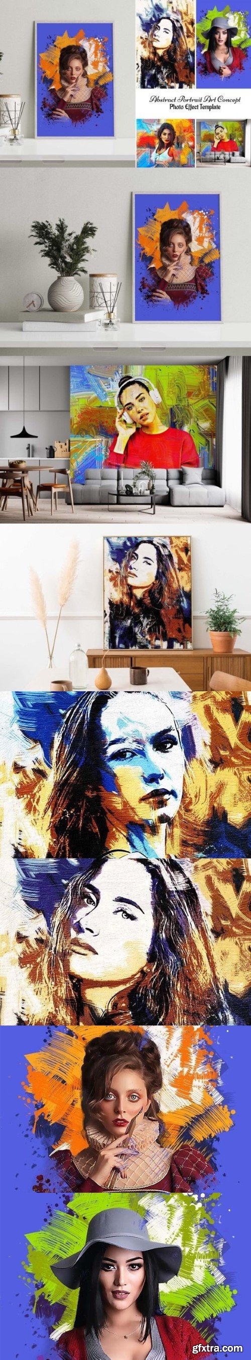 Abstract Portrait Art Concept Photos