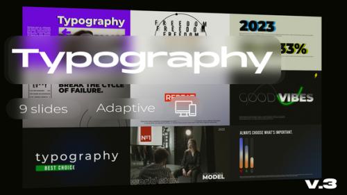 Videohive - Typography 0.3 / Pr - 47519506 - 47519506