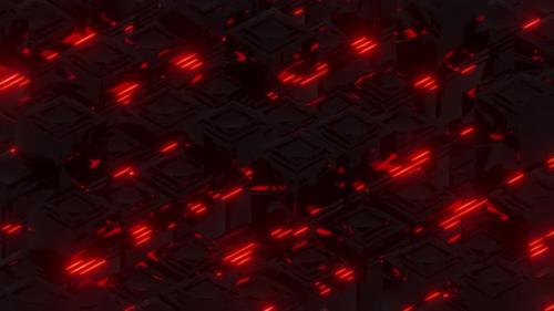 Videohive - Neon Cube Abstract - 46854091 - 46854091