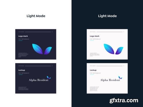 Alpha Resident - Brand Identity Guidelines Ui8.net