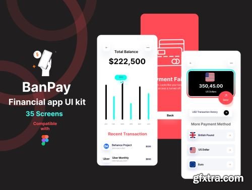 BanPay APP UI Kit For Finance APP UI Kit Ui8.net