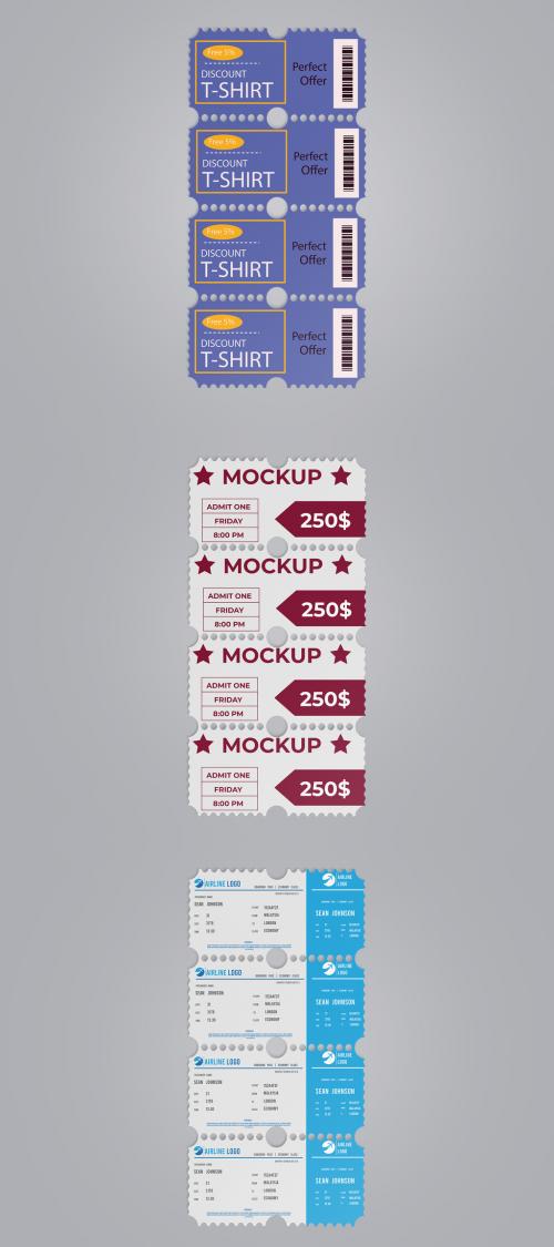 Ticket Mockup 634106528