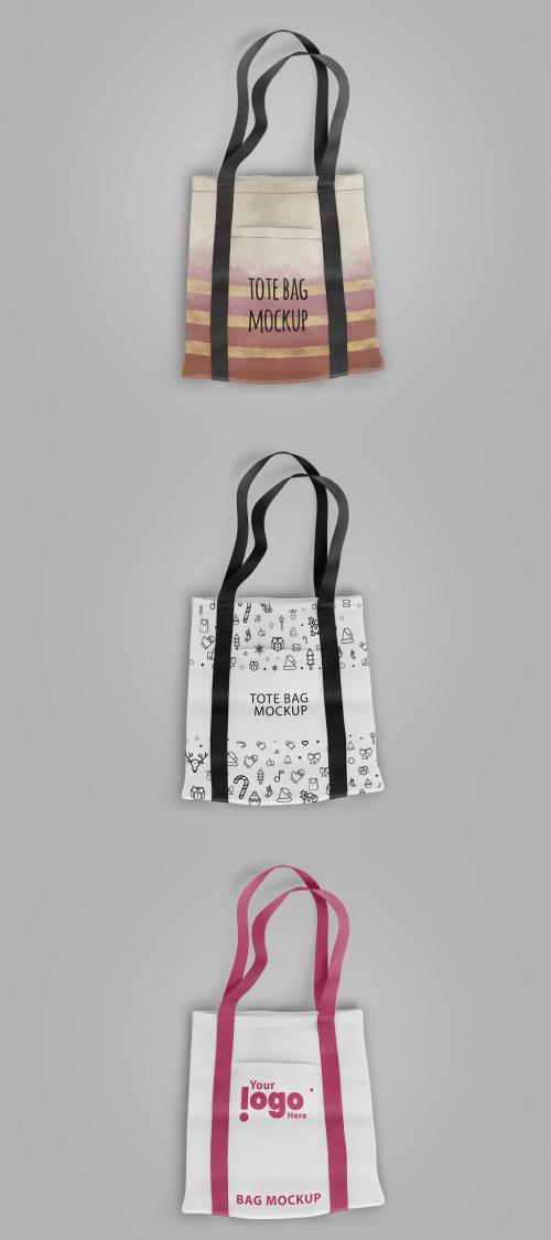 Tote Bag with Pocket Mockup 634105955