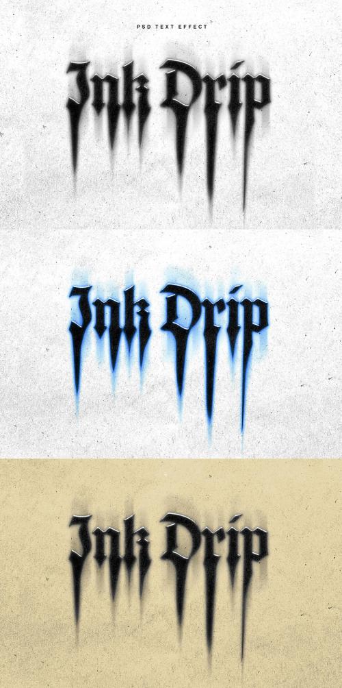 Ink Drip Text Effect 633948259