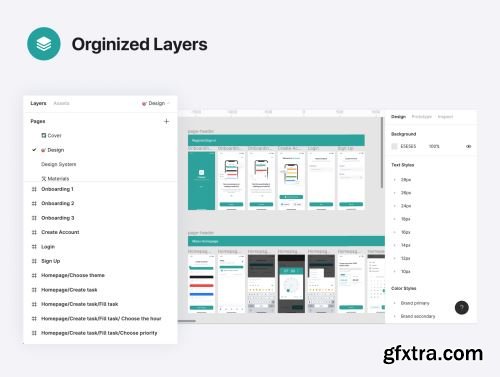 Todyapp - Todo List Mobile App UI Kit Ui8.net