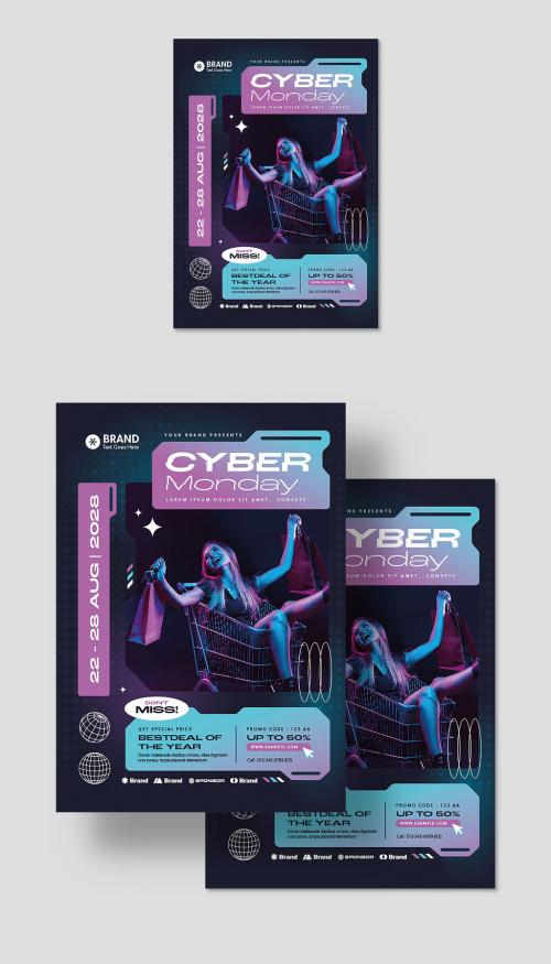 Cyber Monday Flyer Template 633944248