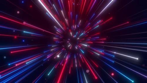 Videohive - Flying Lines Neon Light 01625 - 47494570 - 47494570