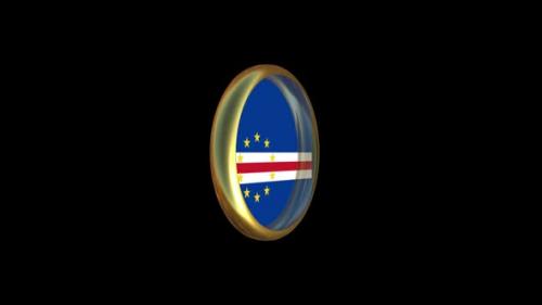 Videohive - Cape Verde Flag Animation - 47506879 - 47506879