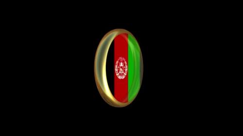 Videohive - Afghanistan Flag Animation - 47506885 - 47506885